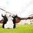 A helicopter arrival for Shelle and Damon